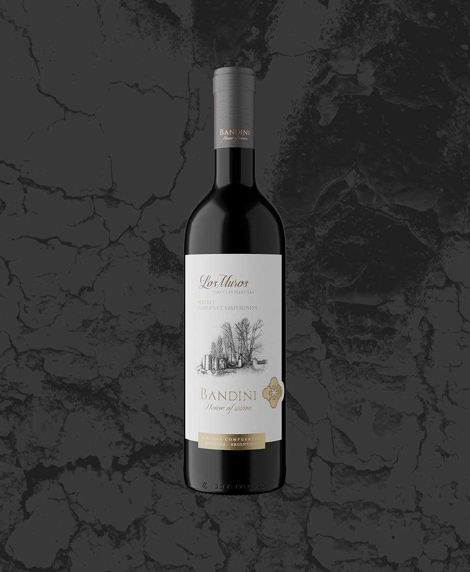BANDINI_LOS MUROS TINTO Los Muros Tinto de Finca Bandini, bodega en Las Compuertas, Luján de Cuyo
