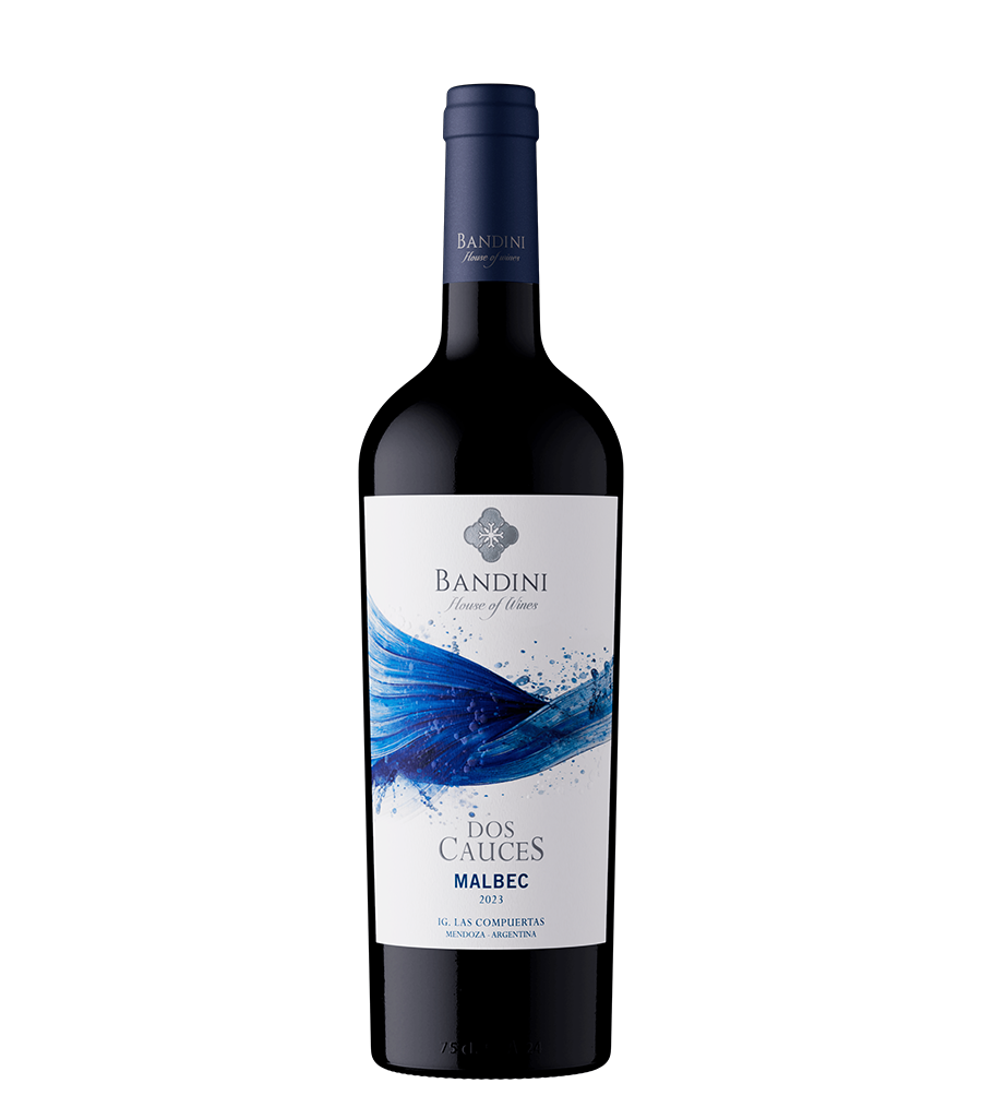 Botella Dos Cauces Malbec de Finca Bandini House of Wines, Mendoza