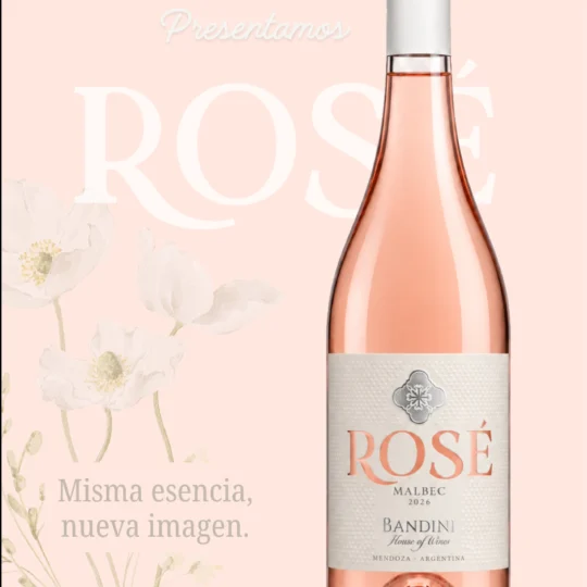 Bandini Rosé de Malbec, nueva etiqueta