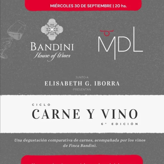 Ciclo Carne y Vino, sexta edición en Mercado de Liniers